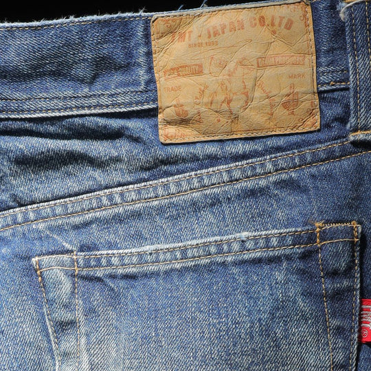 【HQ DENIM】 5P TAPERED(vintage processing.)
