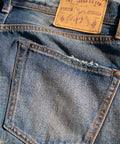 12oz SOFT DENIM 5P STRAIGHT(vintage processing)