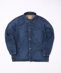 DENIM COACH JACKET/INDIGO LIGHT