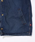 DENIM COACH JACKET/INDIGO LIGHT