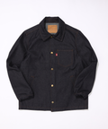 DENIM COACH JACKET/INDIGO