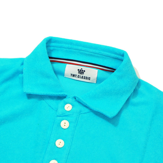 ソフトパイル ポロシャツ（MASKGOLF）／ブルー