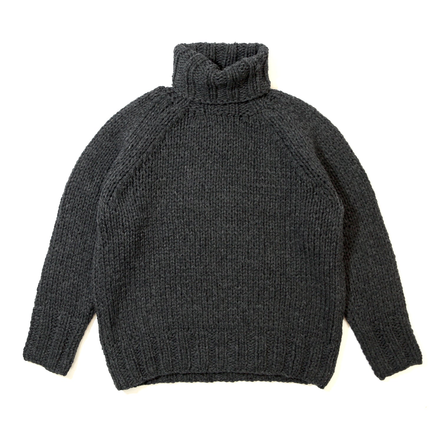 ROUGH GAUGE HAND KNIT ／ BLACK – TMT OFFICIAL ONLINE STORE