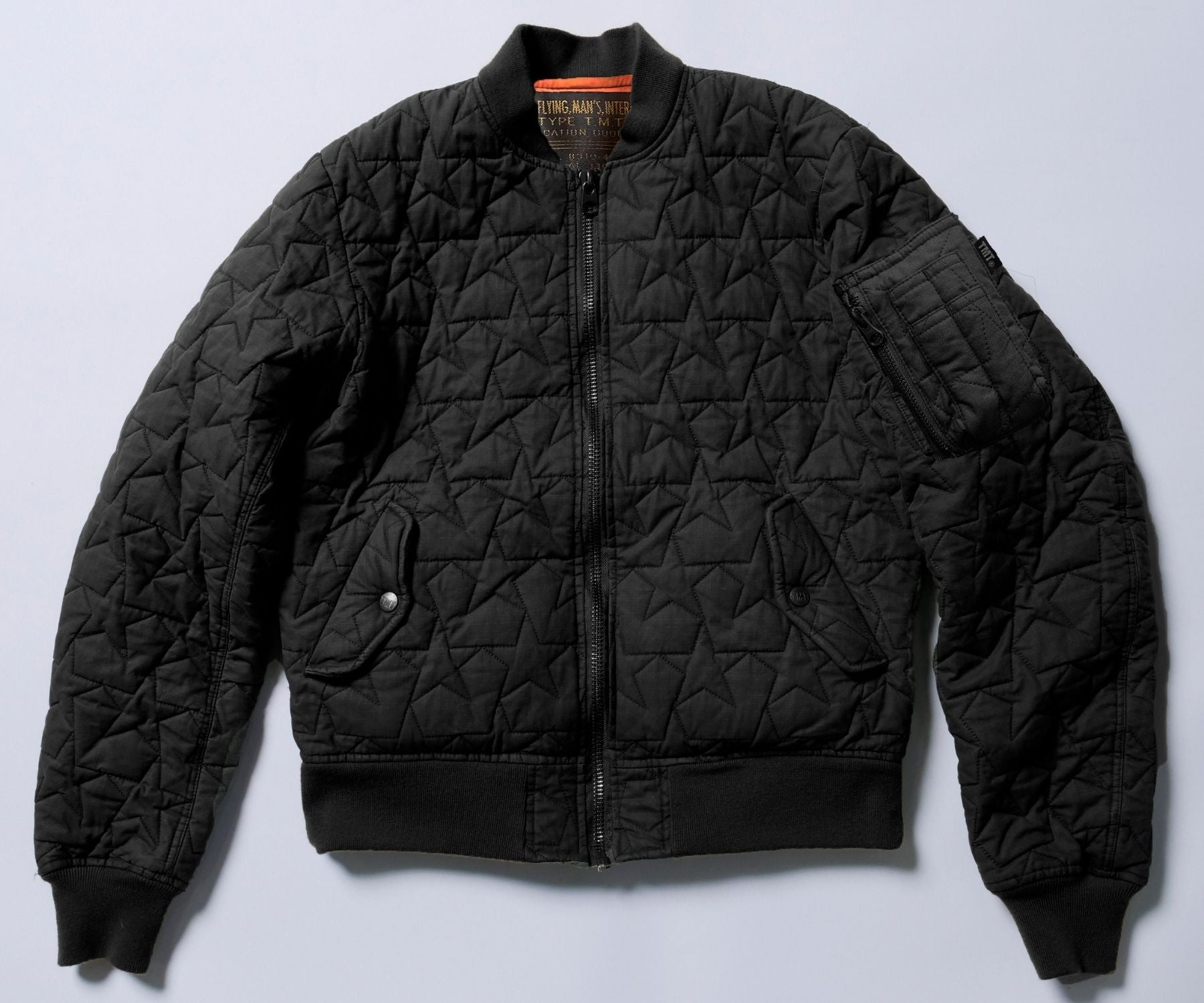 STAR QUILT MA-1JACKET／BLACK – TMT OFFICIAL ONLINE STORE