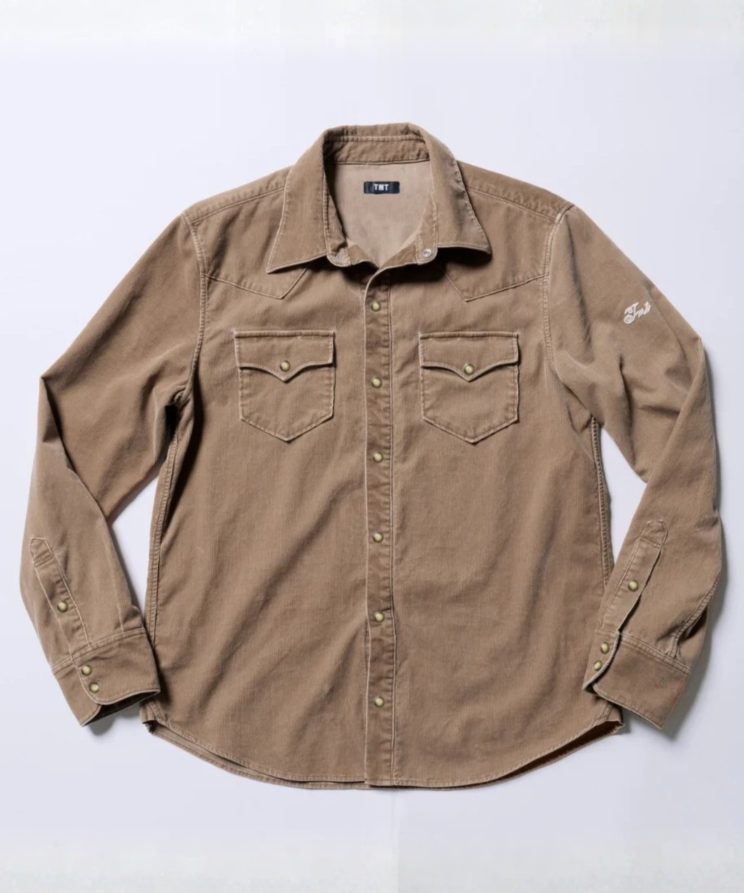 コーデュロイウエスタンシャツ／ BEIGE – TMT OFFICIAL ONLINE STORE