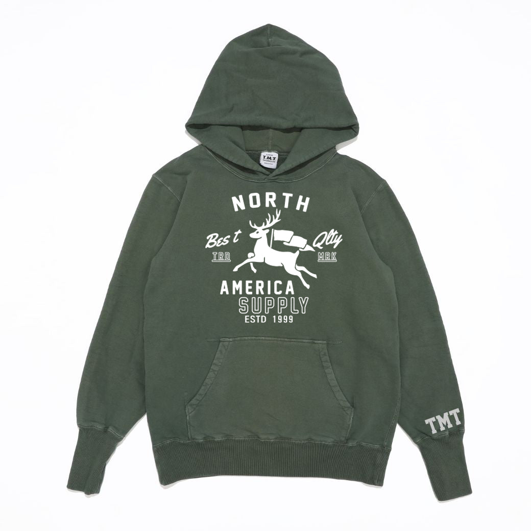9月下旬発送予定】VINTAGE SWEAT HOODIE(reindeer)/GREEN 9月下旬発送予定】VINTAGE SWEAT HOODIE(reindeer)/GREEN