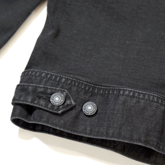STRETCH COMFY DENIM JACKET/ CHARCOAL