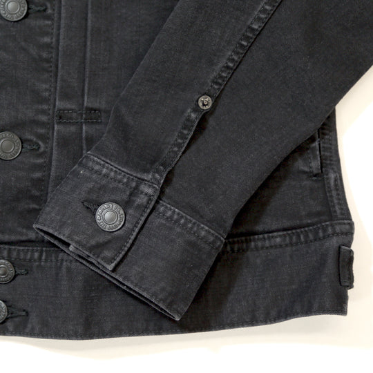 STRETCH COMFY DENIM JACKET/ CHARCOAL
