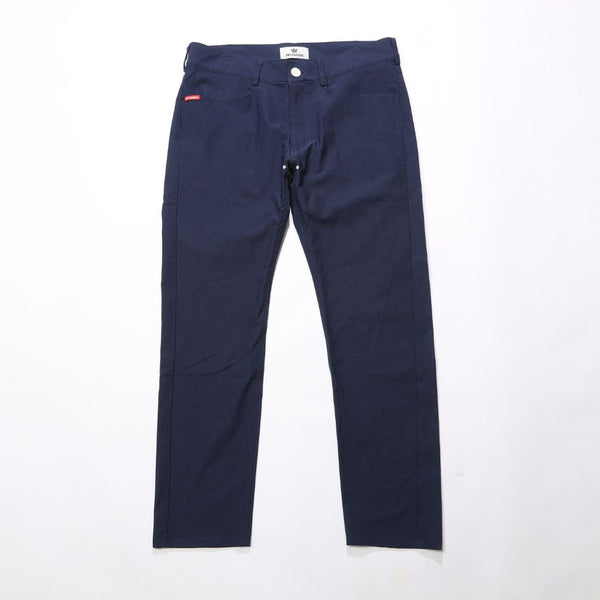 コットンライク ハイストレッチパンツ/NAVY