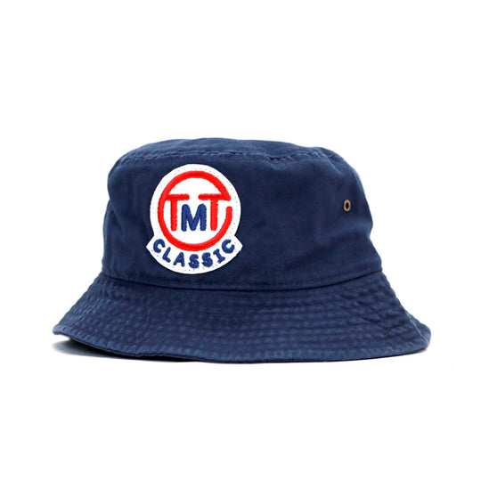 CIRCLE LOGO BUCKET HAT / NAVY