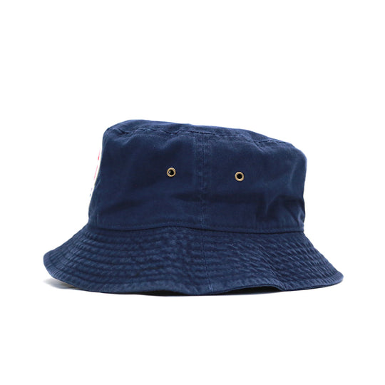CIRCLE LOGO BUCKET HAT / NAVY