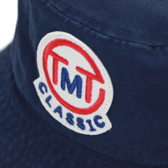 CIRCLE LOGO BUCKET HAT / NAVY