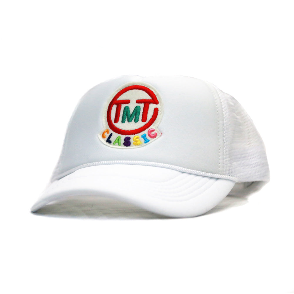 CIRCLE LOGO MESH CAP / WHITE – TMT OFFICIAL ONLINE STORE