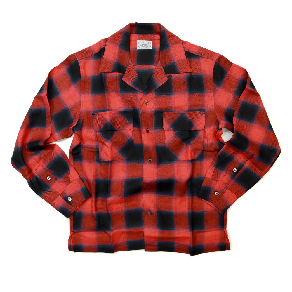 HEAVY RAYON OMBRE PLAID SHIRTS / RED – TMT OFFICIAL ONLINE STORE