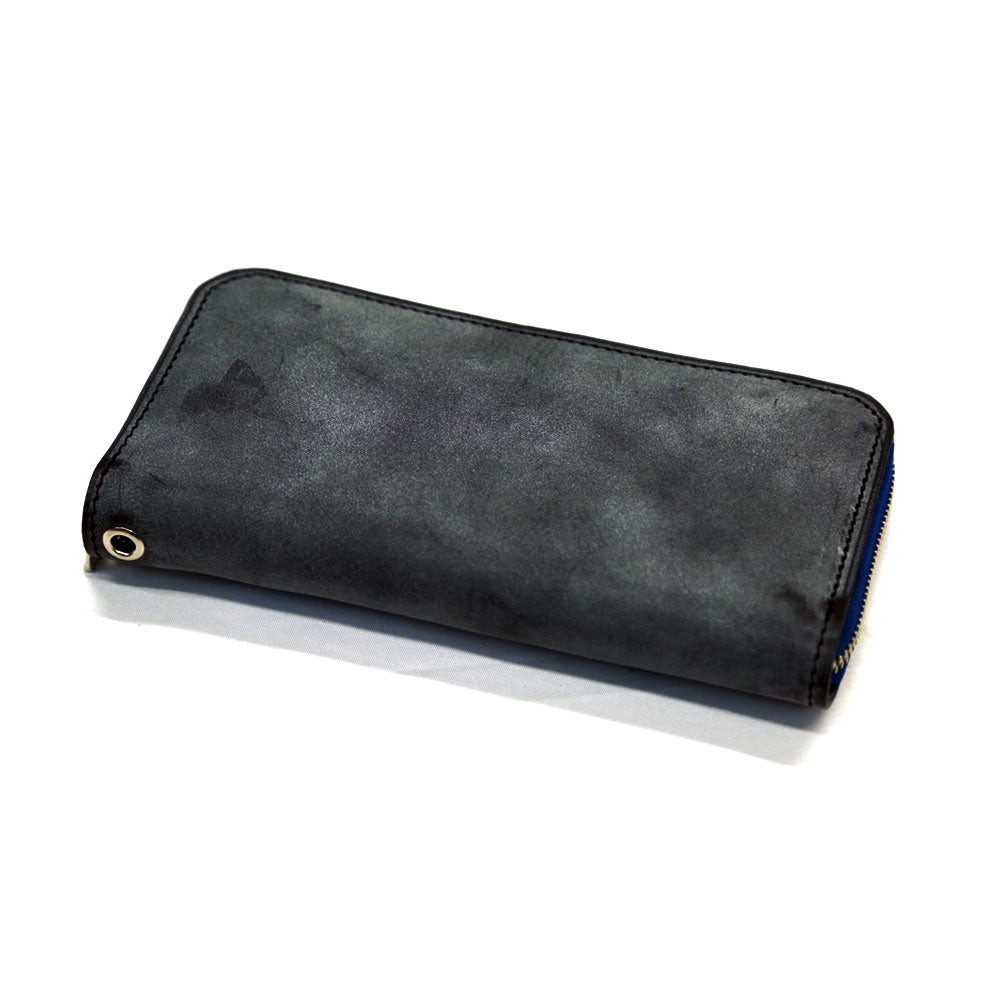 TMT LARGE ROUND ZIP WALLET(STAR)／ ターコイズ-