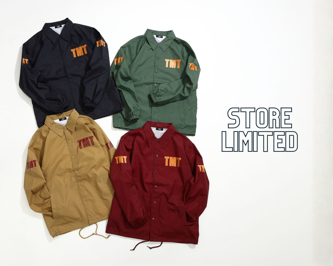 TMT OSAKA・ZOZO TOWN限定 NYLON COACH JACKET販売のお知らせ