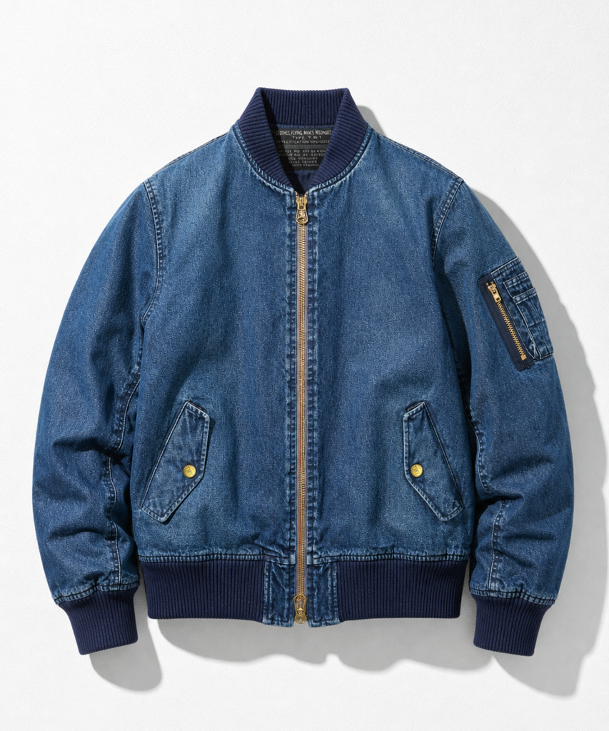 10月上旬発送予定】MA-1 DENIM JACKET – TMT OFFICIAL ONLINE STORE