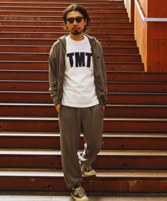 【9月下旬発送】WIDE SWEAT PANTS（BLACK）