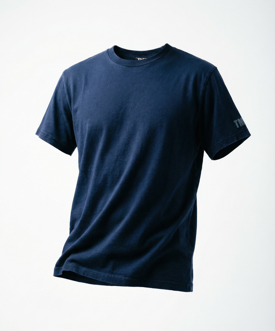 INDIGO COTTON JERSEY S/S TEE／INDIGO