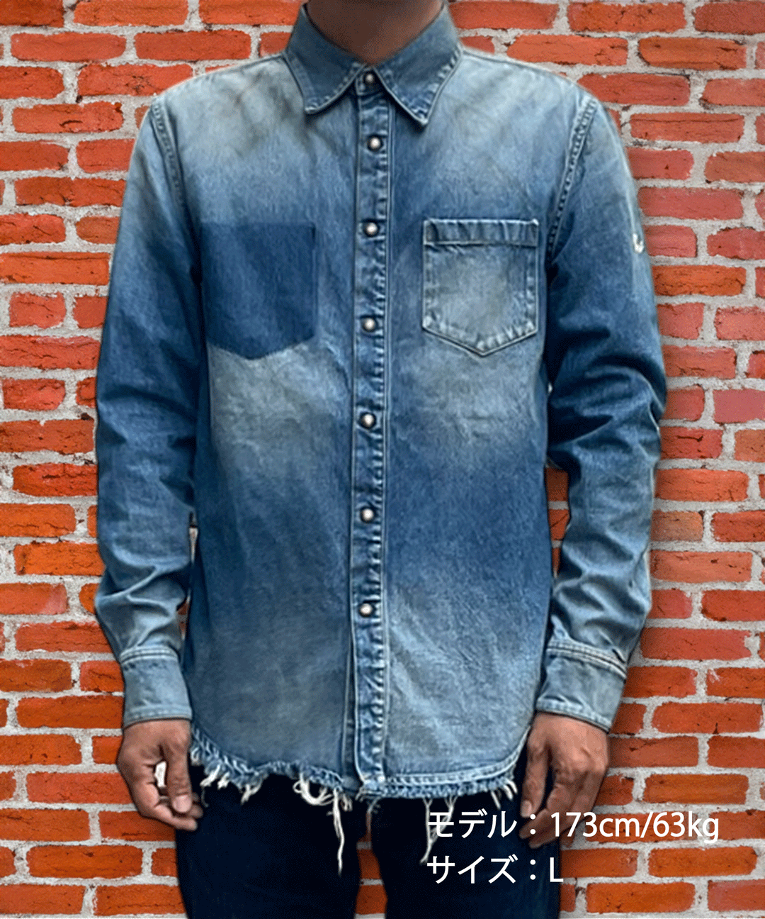 10oz DENIM SHIRTS（GRUNGE）