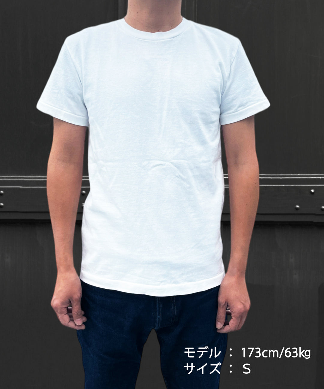 INDIGO COTTON JERSEY S/S TEE／INDIGO