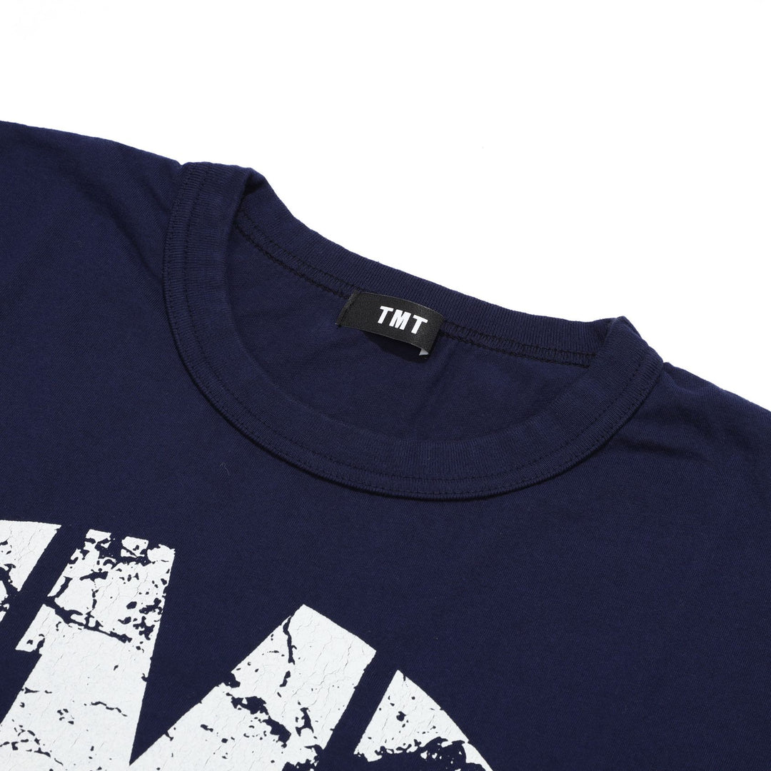 SOFT COTTON S/SL TEE(BIG LOGO)／NAVY