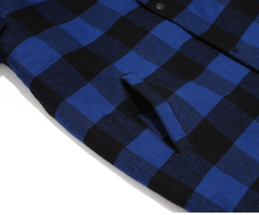 BUFFALOCHECK COACH JACKET／BLUE