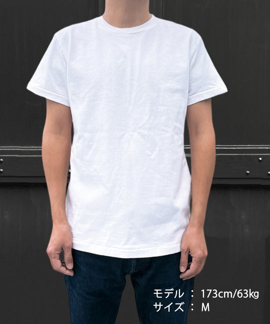 INDIGO COTTON JERSEY S/S TEE／INDIGO