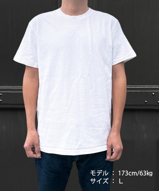 INDIGO COTTON JERSEY S/S TEE／INDIGO