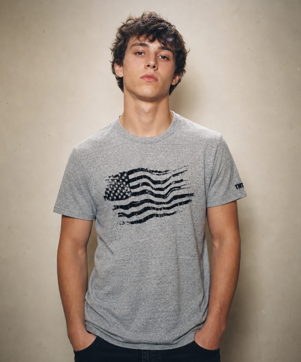 RAFI JERSEY S/S TEE (FLAG)