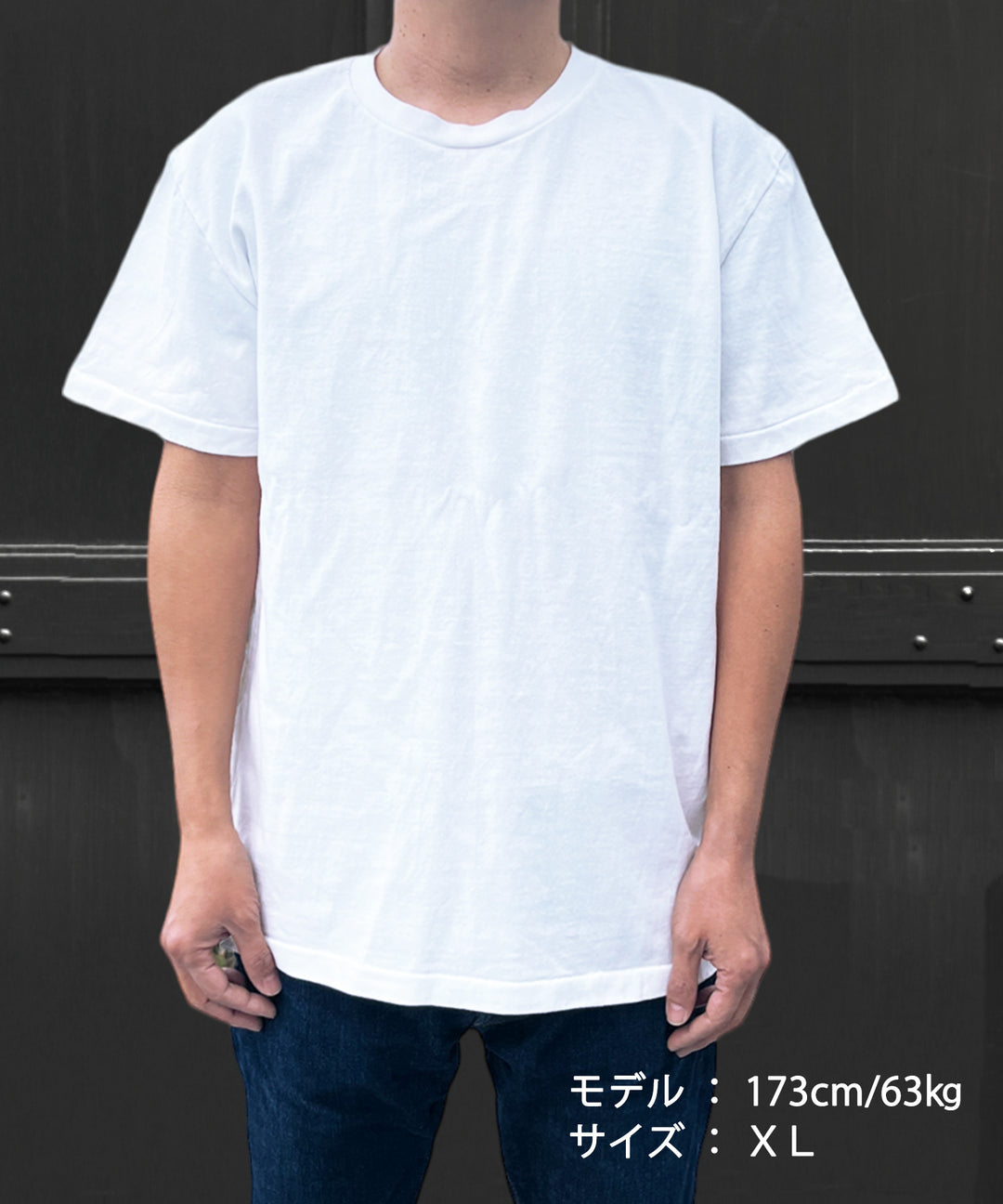 INDIGO COTTON JERSEY S/S TEE／INDIGO