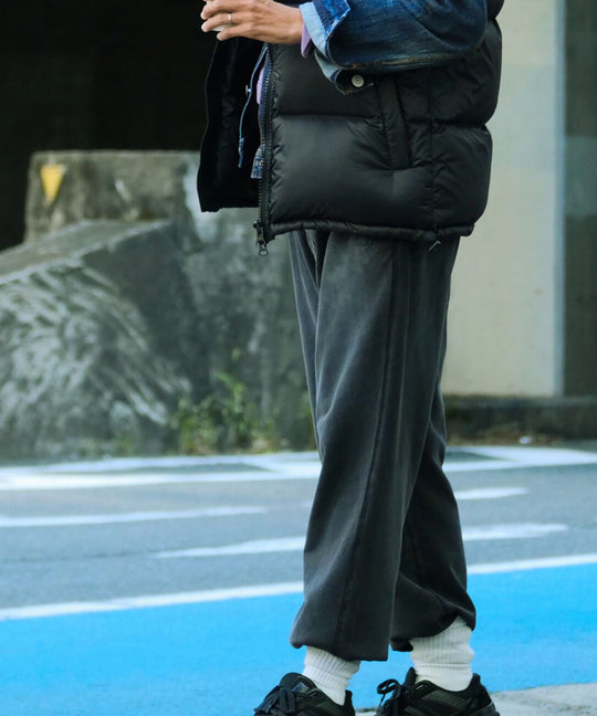 WIDE SWEAT PANTS（BLACK）