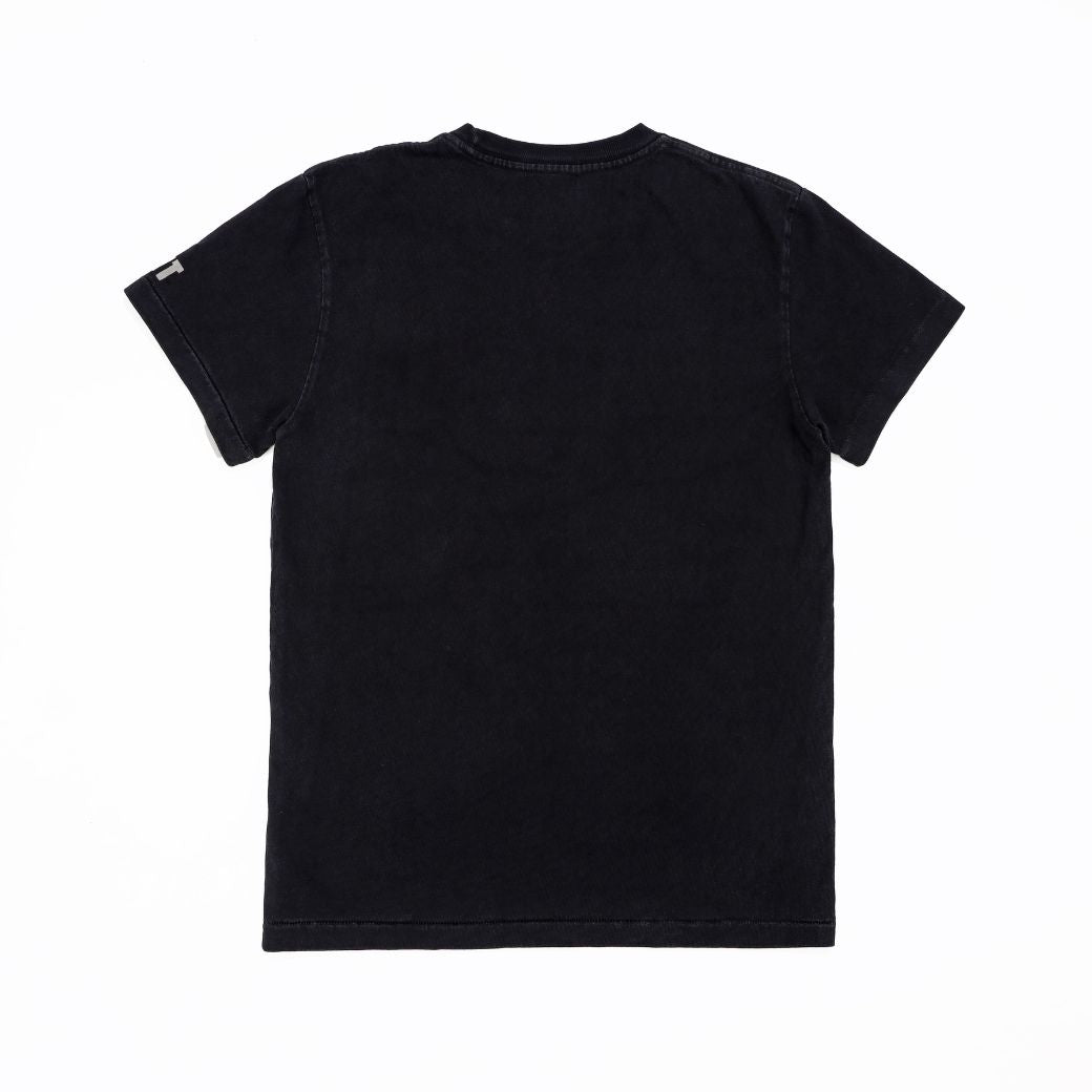 BLACK COTTON JERSEY  S/STEE／BLACK