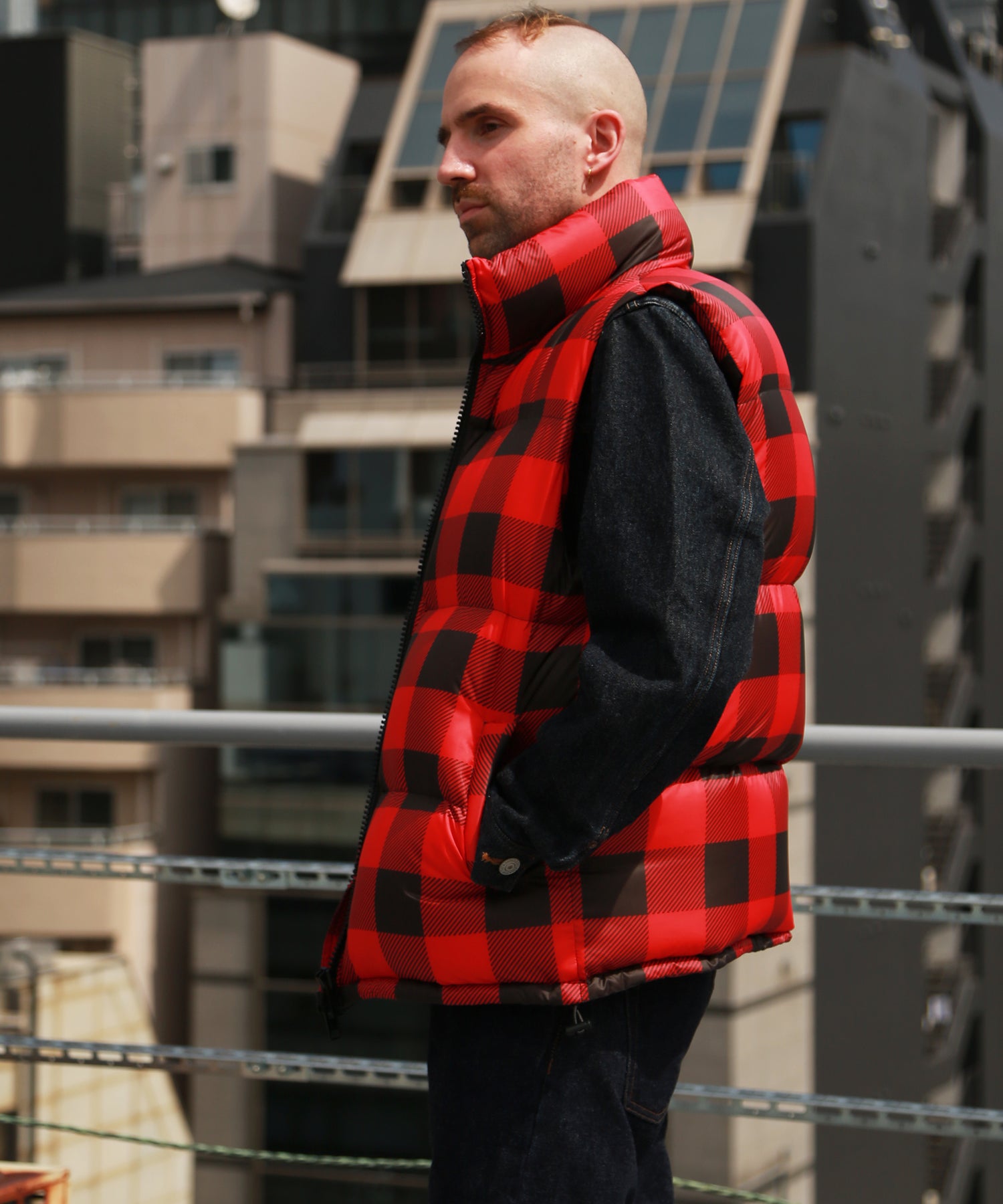 BUFFALO CHECK DOWN VEST – TMT OFFICIAL ONLINE STORE