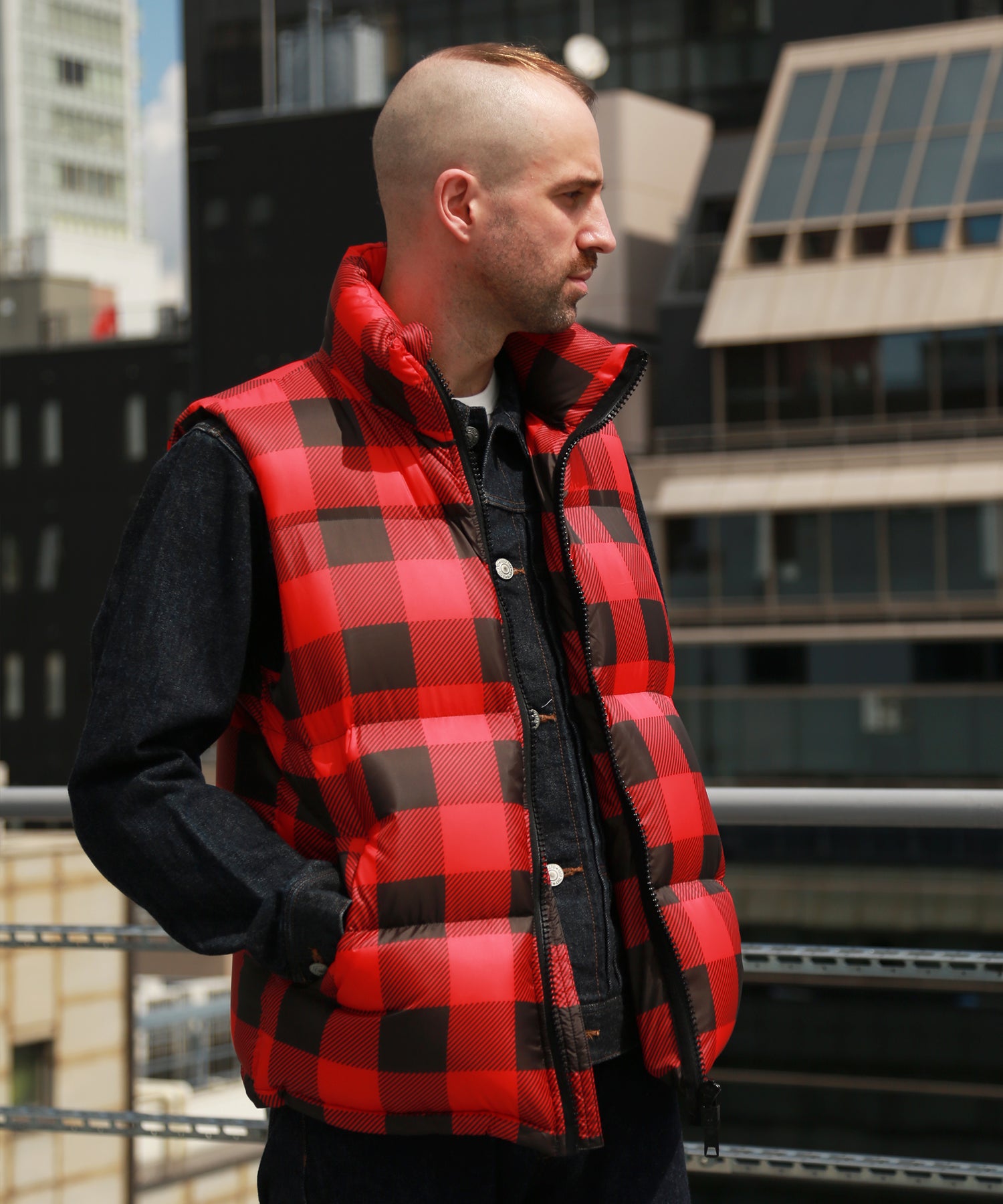 BUFFALO CHECK DOWN VEST – TMT OFFICIAL ONLINE STORE