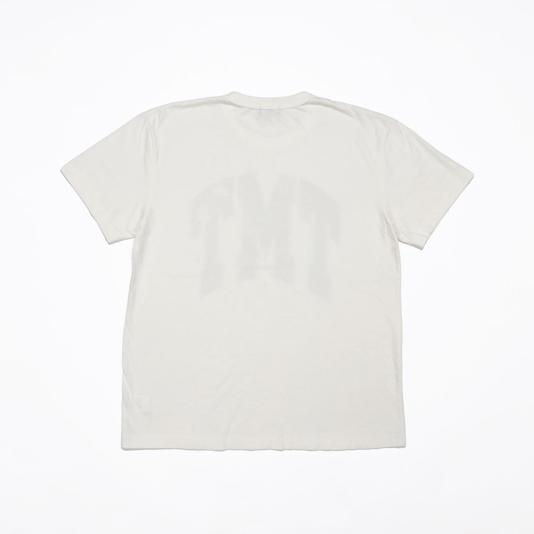 SOFT COTTON S/SL TEE(BIG LOGO)／WHITE