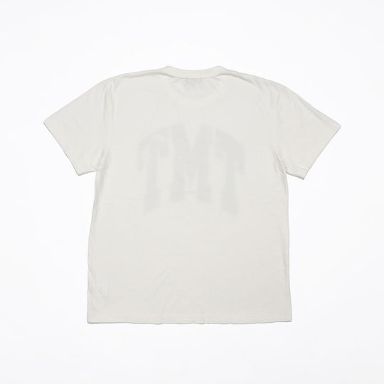 SOFT COTTON S/SL TEE(BIG LOGO)／WHITE