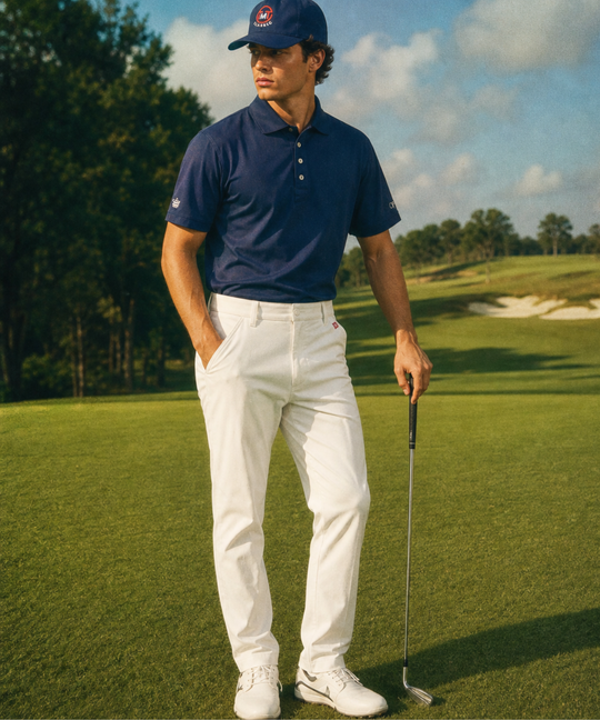 【TMT×Ocean Pacific】 PEARTEX POLO SHIRT／NAVY