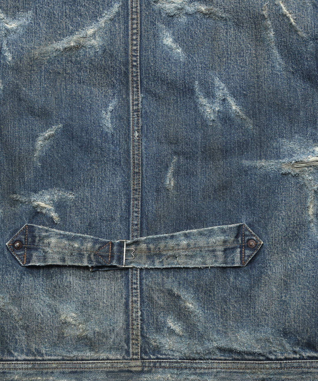 ※8月下旬発送予定【HQ DENIM】TRUCKER JACKET(damaged)