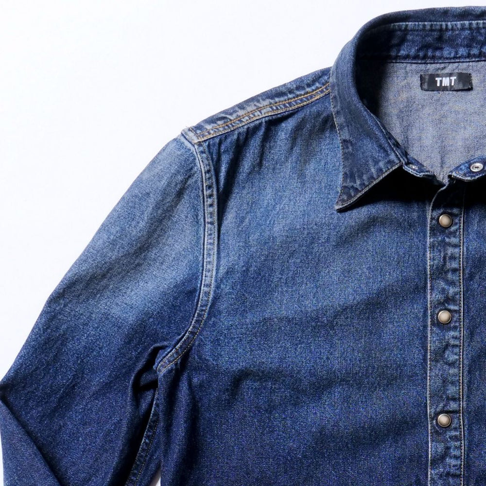 10oz DENIM SHIRTS（VINTAGE FINISH）