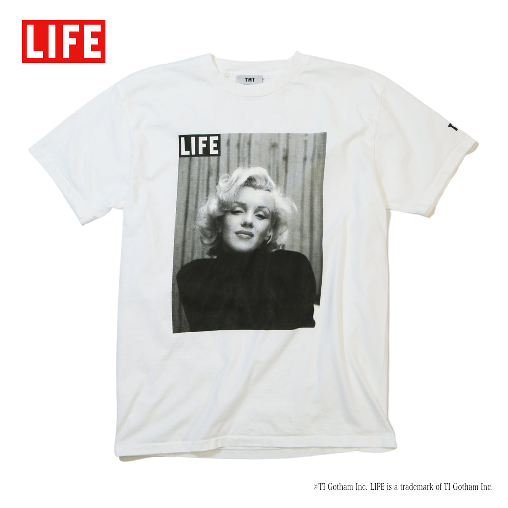 LIFE© COLLABOLATION T-SHIRTS （Marilyn Monroe）／ WHITE