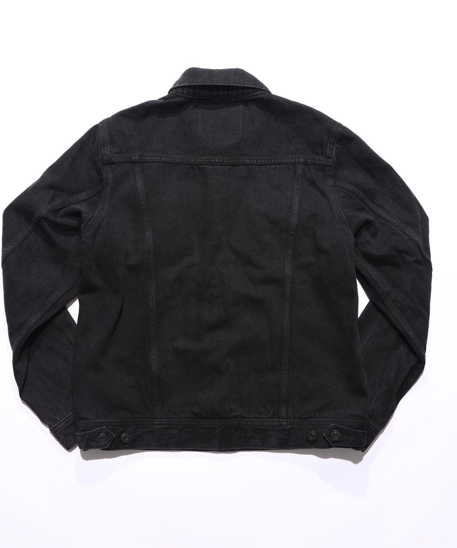 12oz SOFT BLACK DENIM TRUCKER JACKET – TMT OFFICIAL ONLINE STORE