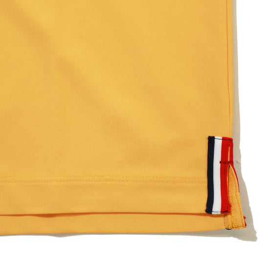 BIG LOGO MICRO STITCH POLO SHIRTS / YELLOW