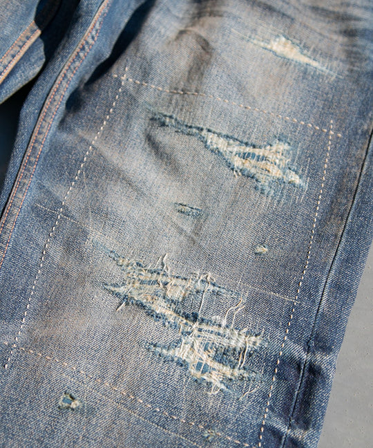 【2026年3月中旬発送】12oz SOFT DENIM 5P STRAIGHT（vintage processing）