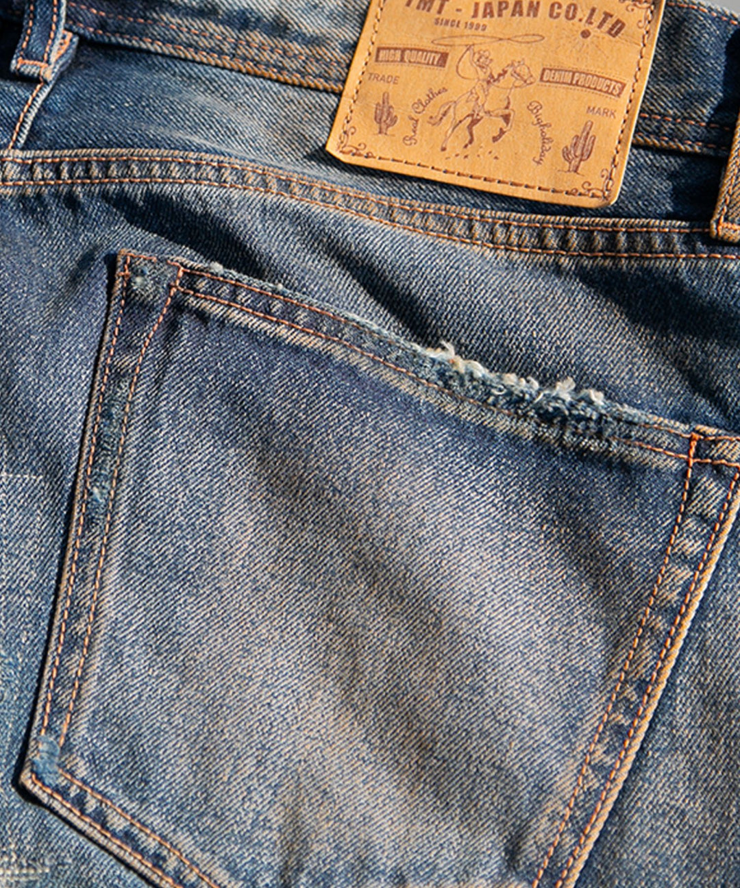 【2026年3月中旬発送】12oz SOFT DENIM 5P STRAIGHT（vintage processing）