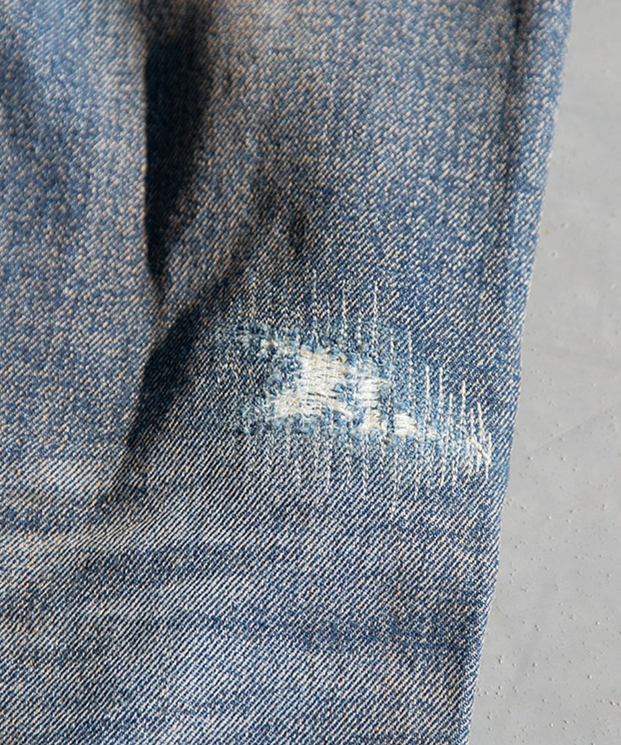 12oz SOFT DENIM 5P STRAIGHT（vintage processing）