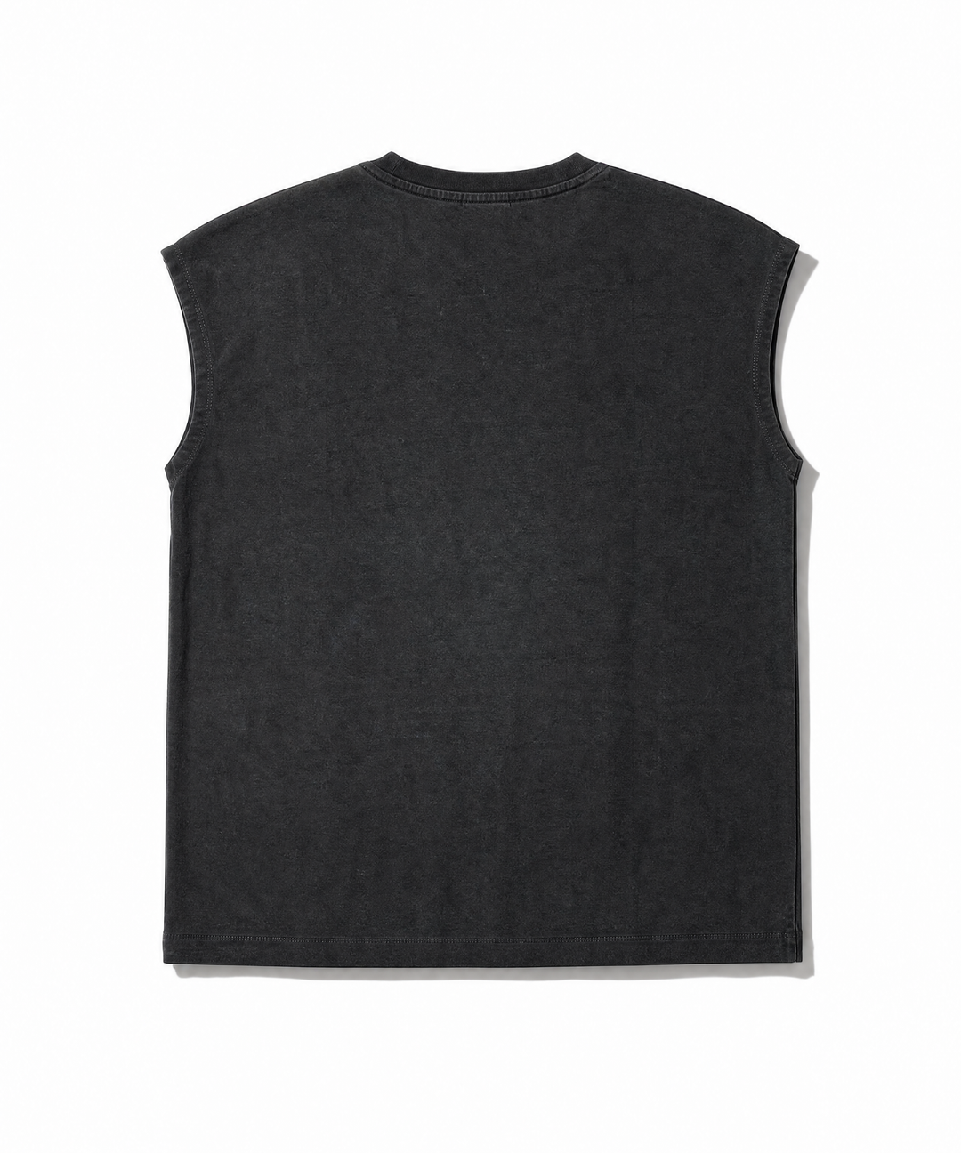 DRY COTTON JERSEY SLEEVELESS TEE (LOGO)
