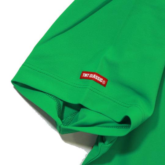 BIG LOGO MICRO STITCH POLO SHIRTS / GREEN　