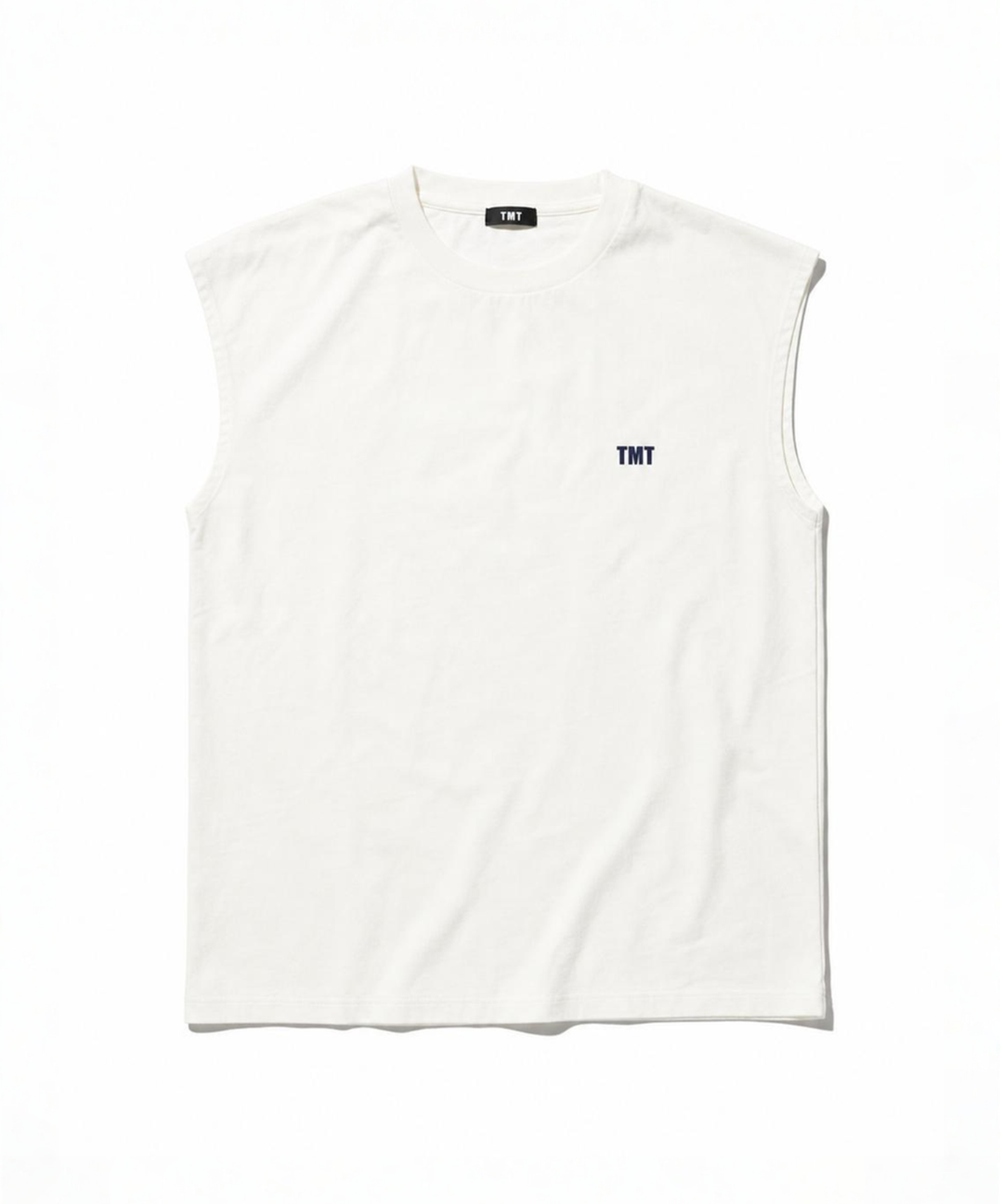 DRY COTTON JERSEY SLEEVELESS TEE (LOGO)