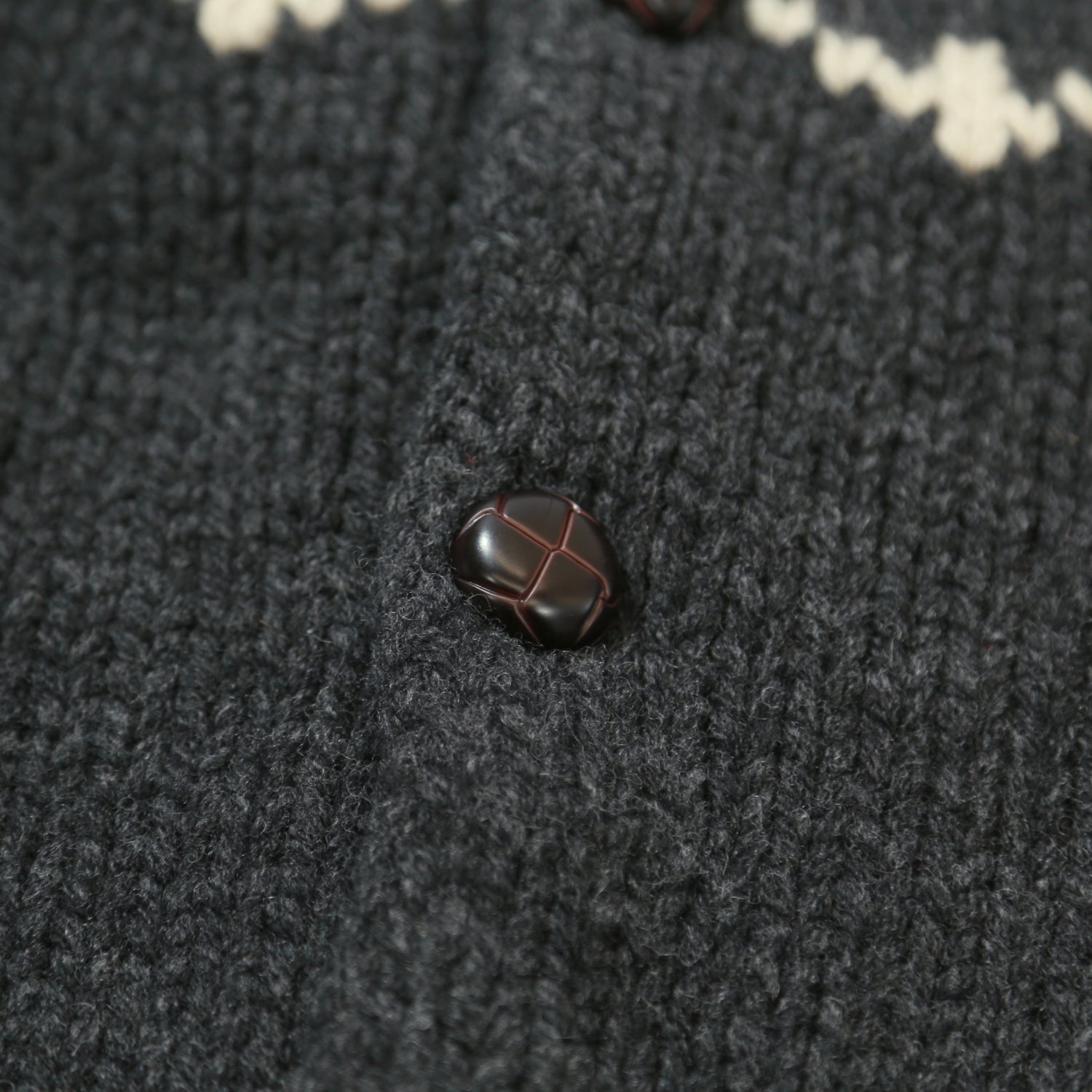 ROUGH GAUGE COWICHAN CARDIGAN／ BLACK – TMT OFFICIAL ONLINE